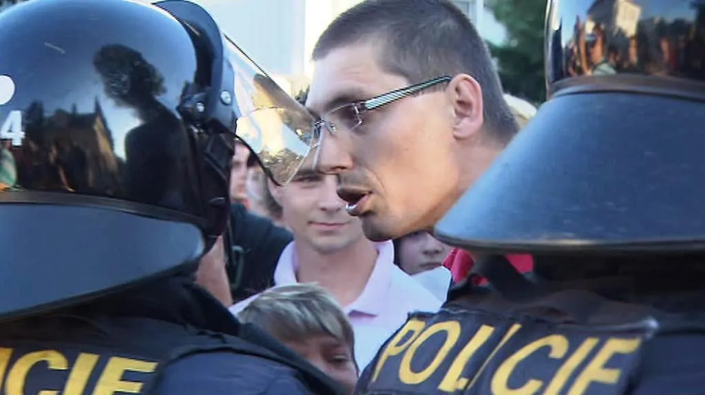 Demonstrace ve Varnsdorfu