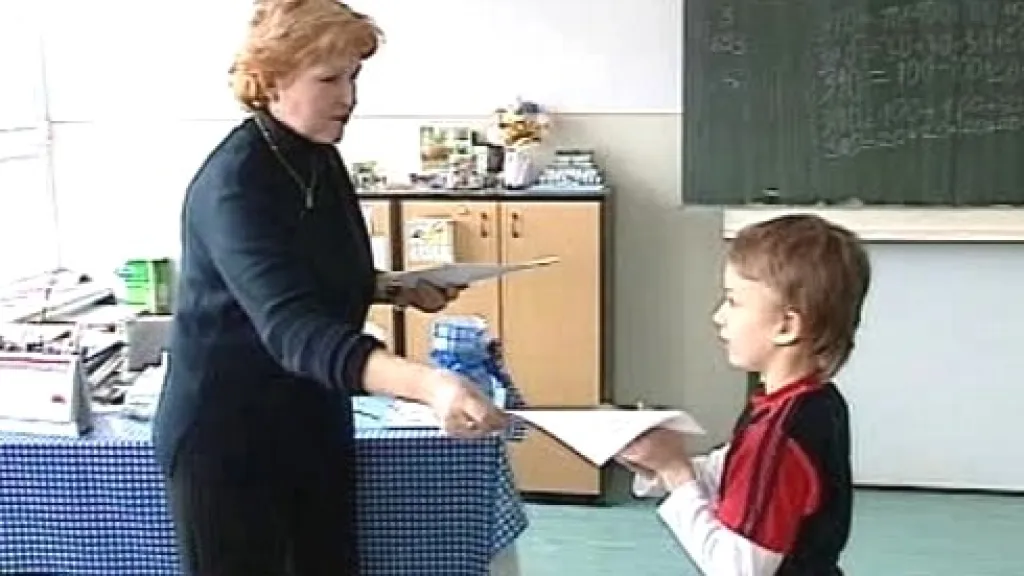 Předávání vysvědčení