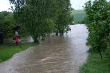 Velká voda v Košticích
