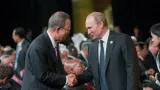 Setkání státníků G20 v Brisbane (Vladimir Putin a šéf OSN Pan Ki-Mun)