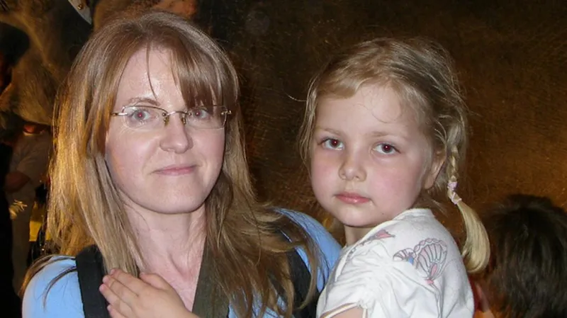 Olga Hromádková s dcerou Aničkou