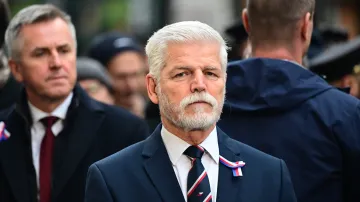 Prezident Petr Pavel 17. listopadu na Národní třídě