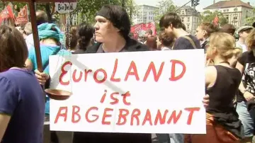 Protesty ve Frankfurtu