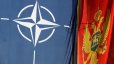 Vlajka NATO a Černé Hory