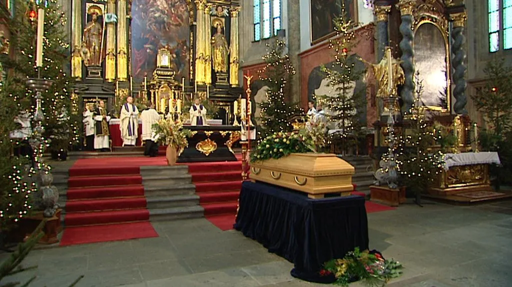 Zádušní mše za Jiřinu Jiráskovou