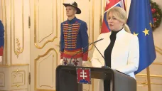 Brífink slovenské prezidentky Zuzany Čaputové k plánům vlády zrušit elitní složku prokuratury