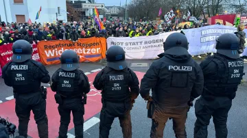 Protest proti založení nové mládežnické organizace AfD
