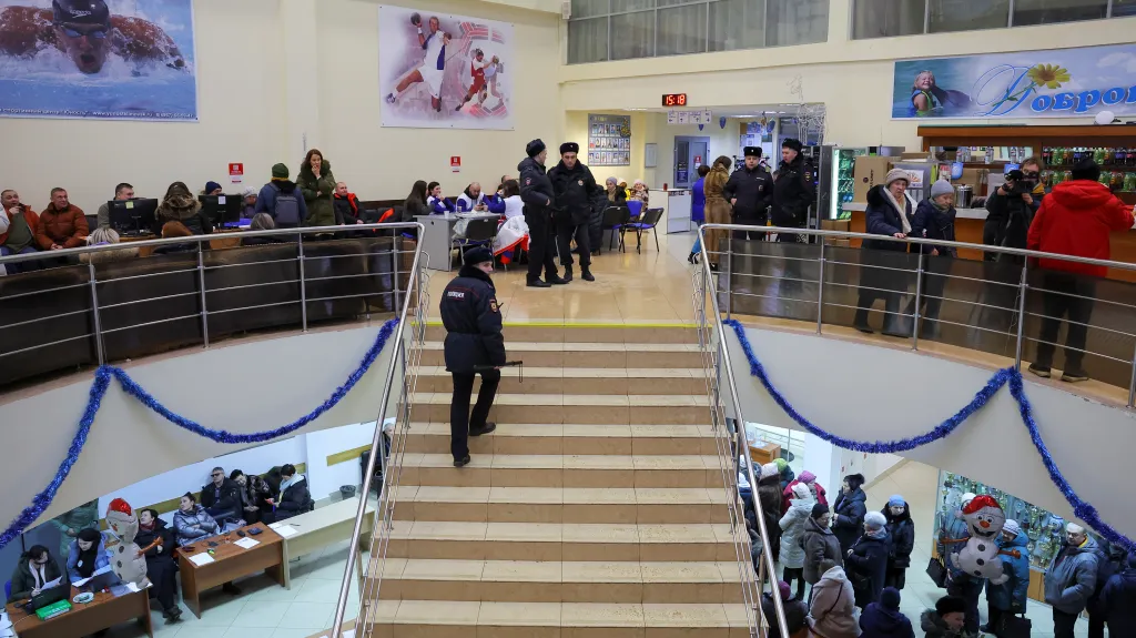 Lidé z Podolska ve středisku náhradního ubytování