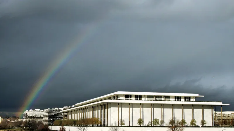 Kennedyho centrum ve Washingtonu