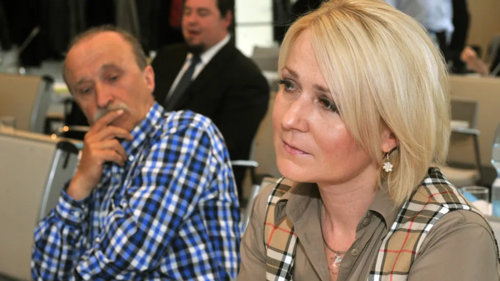 Jiří Paluska a Jana Čechová (oba ODS), která ho nahradila ve funkci starosty
