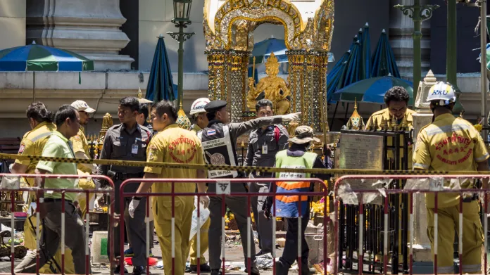 Vyšetřování útoku u svatyně Erawan
