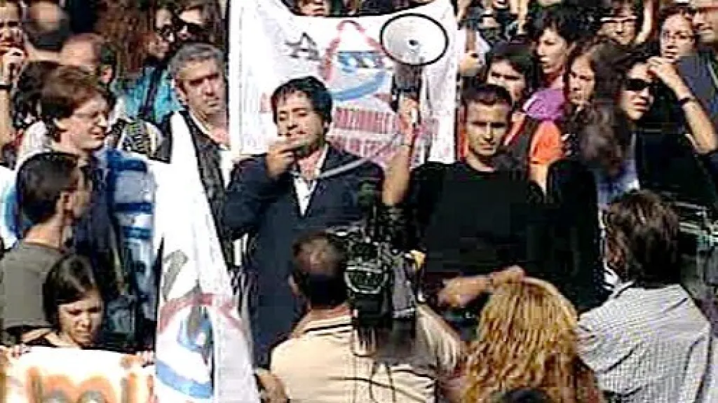 Protest italských učitelů