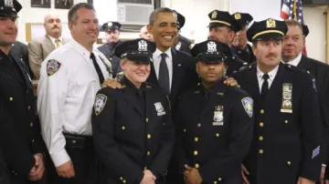 Obama se sešel s newyorskými hasiči