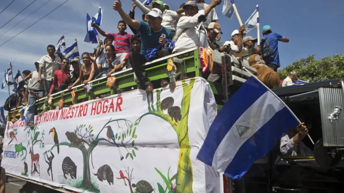 Protesty v Nikaragui