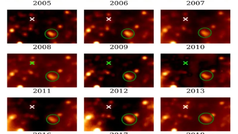 Změna hvězdy u černé díry