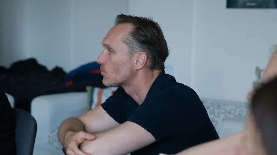 Marián Mitaš na setkání s lékaři, terapeuty a pacienty s afázií