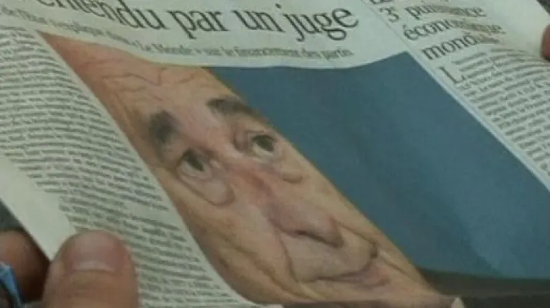 Chirac na lavici obžalovaných