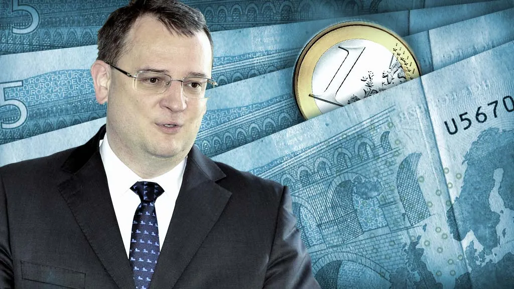 Petr Nečas a euro