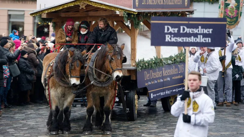 Striezelmarkt v Drážďanech
