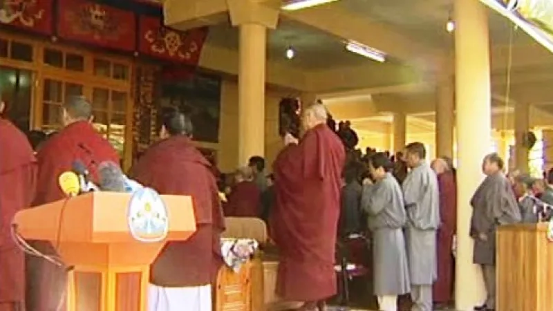 Vystoupení dalajlamy v Dharamsále