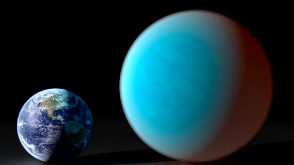 Země a diamantová planeta 55 Cancri e