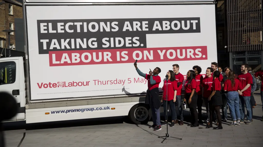 Britská předvolební kampaň