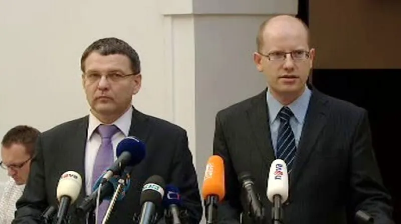 Bohuslav Sobotka a Lubomír Zaorálek