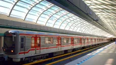 Stanice metra Nemocnice Motol na snímku z roku 2015