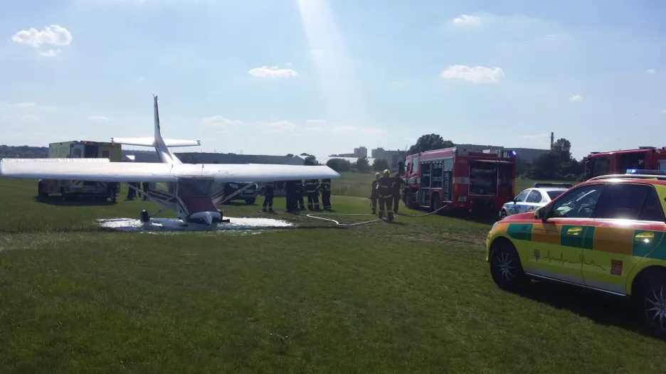 Havárie letadla na letišti v Letňanech (3. června 2019)