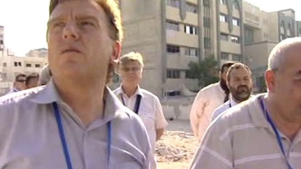 Miloslav Vlček v pásmu Gazy