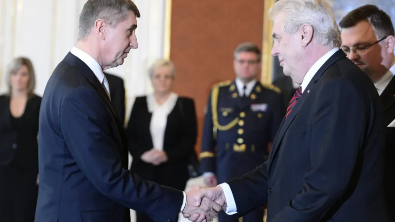 Jmenování Andreje Babiše ministrem financí