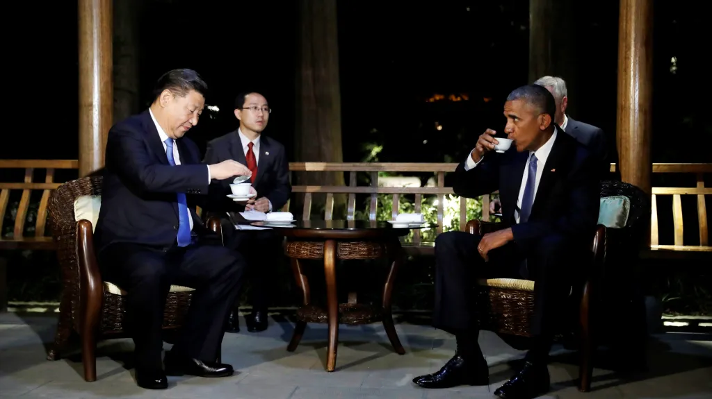 Barack Obama a Si Ťin-pching
