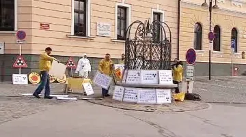 Protestní akce proti Temelínu