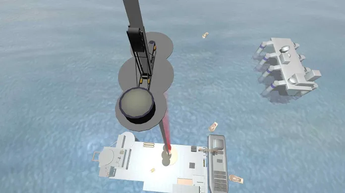 Jedna z variant vesmírného výtahu počítá s tím, že stanice na Zemi bude umístěná na plovoucí plošině