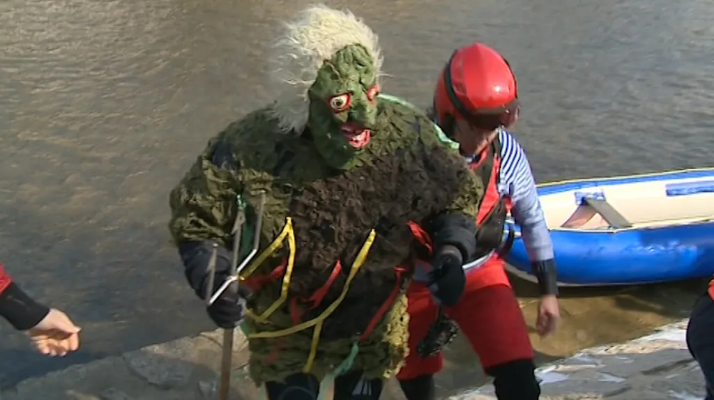 Vodáky podpořil i jejich bůh Bečvoch