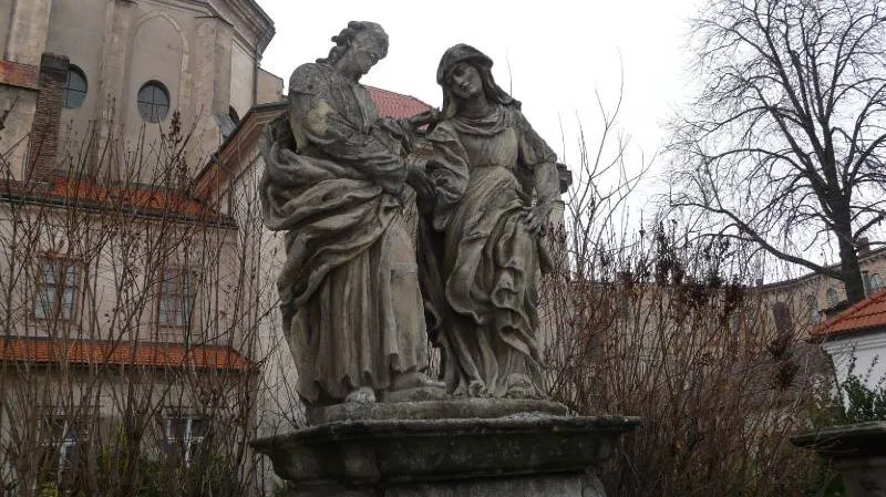 Sousoší Loučení Krista s P. Marií