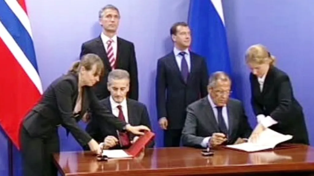 Rusko a Norsko podepisují dohodu o hranicích v Arktidě