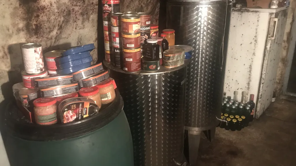 Bunkr se zásobami