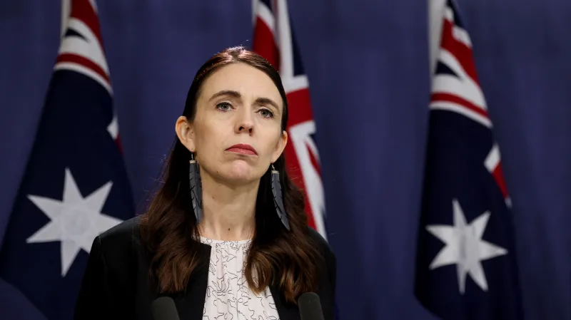 Jacinda Ardernová při návštěvě v Austrálii (2022)
