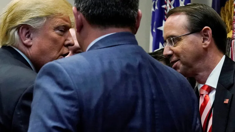 Rob Rosenstein s Donaldem Trumpem
