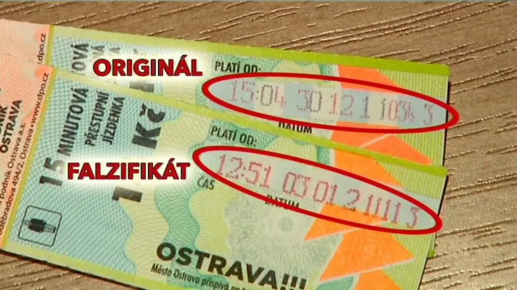 Podvody s jízdenkami