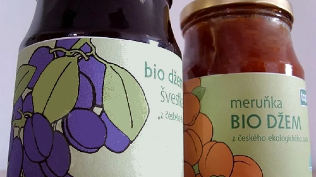Švestkový a meruňkový bio džem