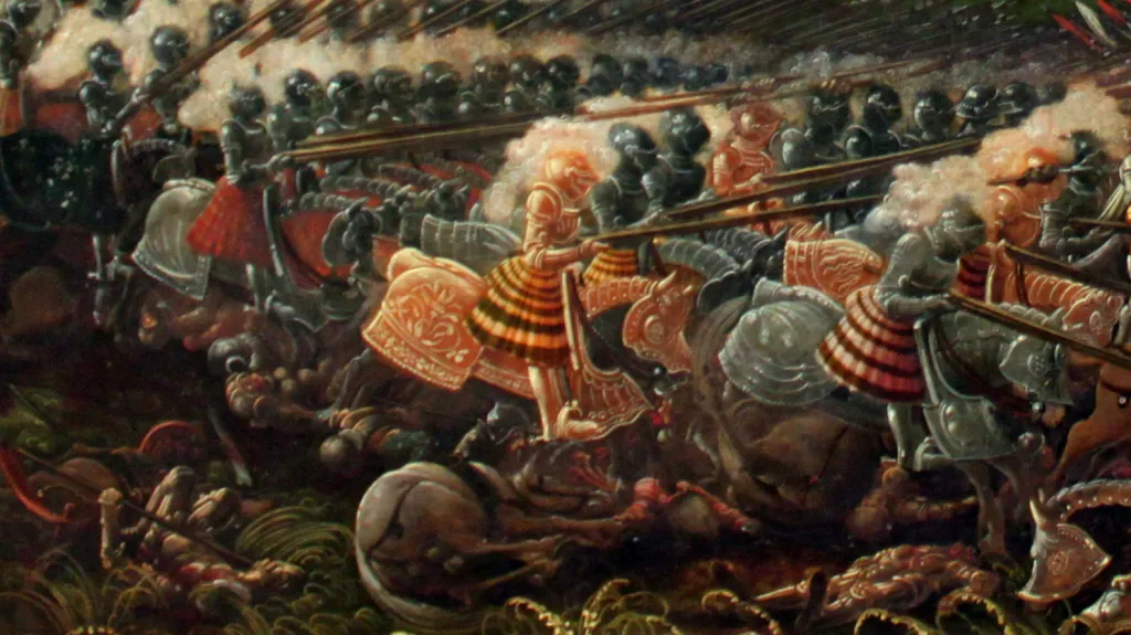 Vítězství Karla Velikého nad Avary, obraz Albrechta Altdorfera