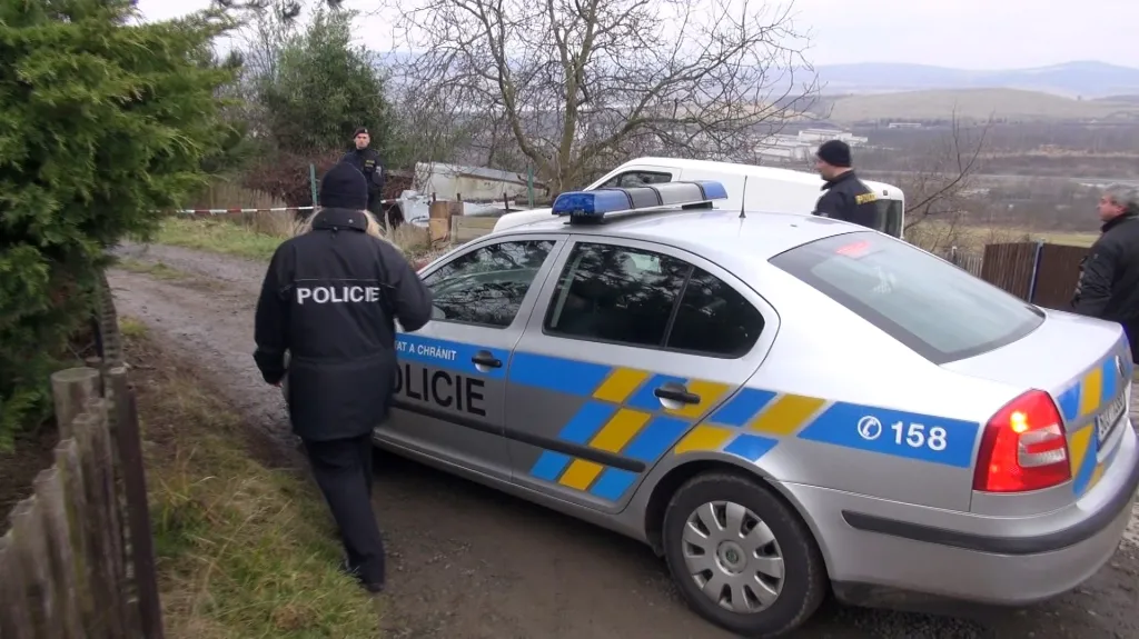 Policisté na místě činu