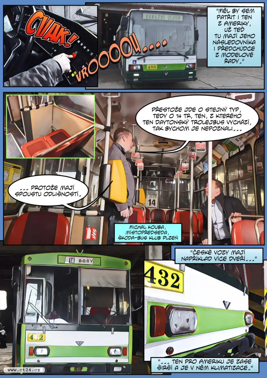 Český trolejbus se vrací z USA