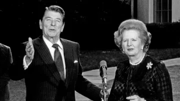 Ronald Reagan a Margaret Thatcherová