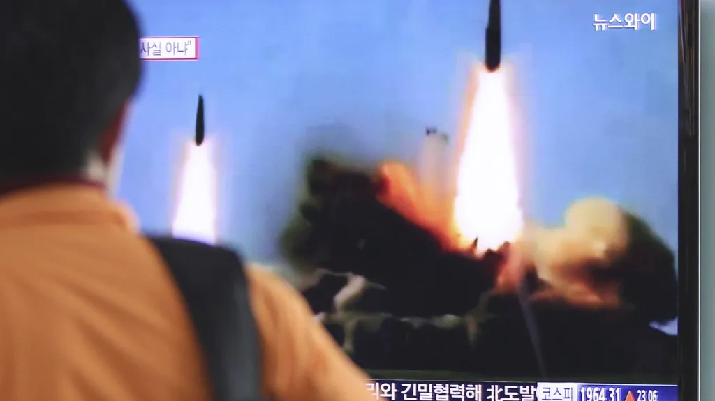 Severokorejský test raket středního doletu