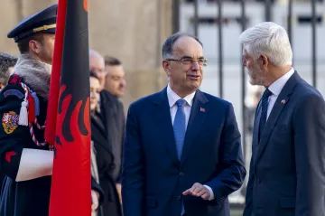I o vstupu do EU jedná prezident Pavel na Hradě s albánskou hlavou státu