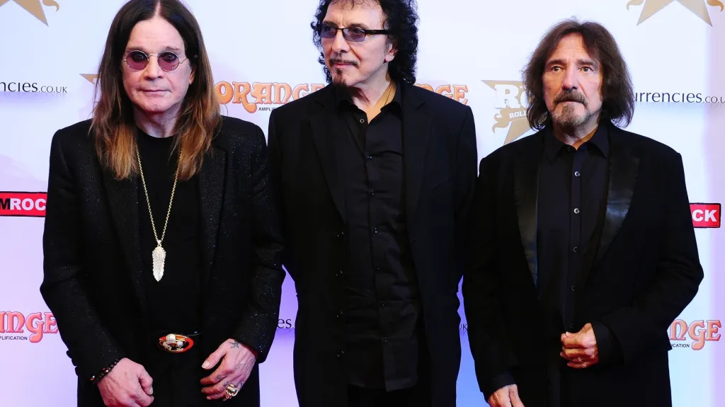Ozzy Osbourne, Tommy Iommi a Geezer Butler