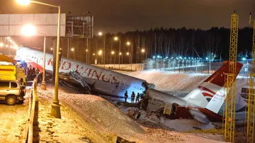Trosky havarovaného letadla